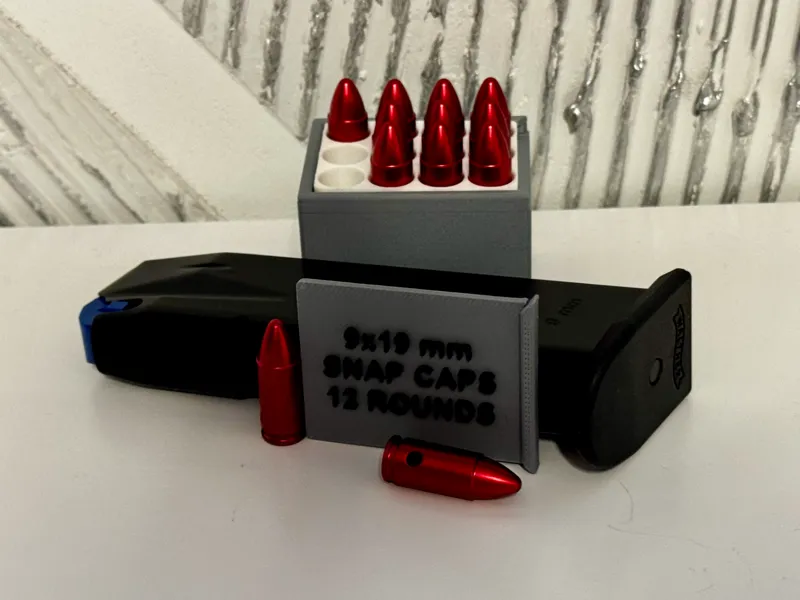 SnapCap Vault – 9×19mm (12 Round Holder)