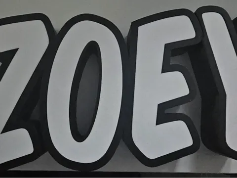 Leuchtschrift Lightbox Zoey Letters