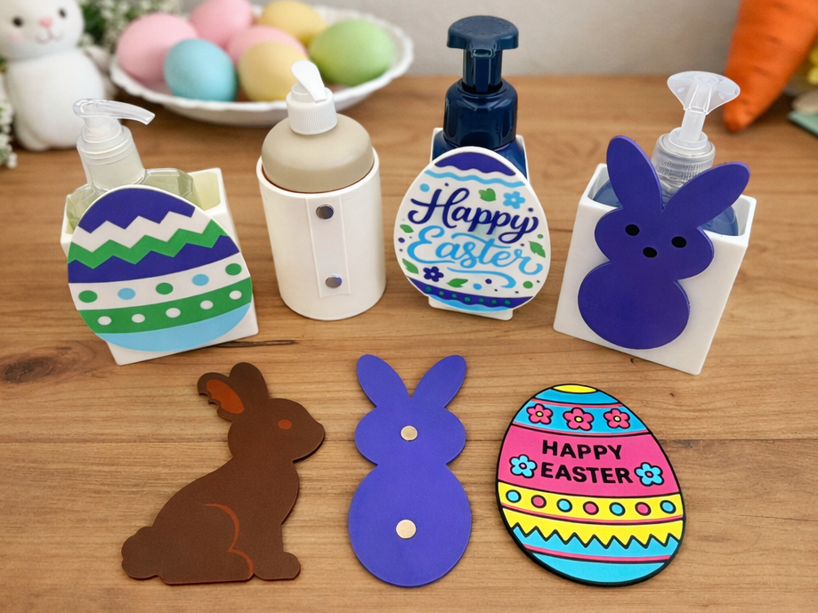 Easter Magnets / Magnetic Faces for Soap Holder