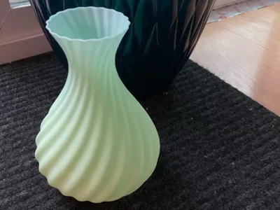 Spiral Decorative Vase for Indoor Planting