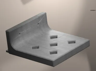 Plant Stand wall mounted with drill template