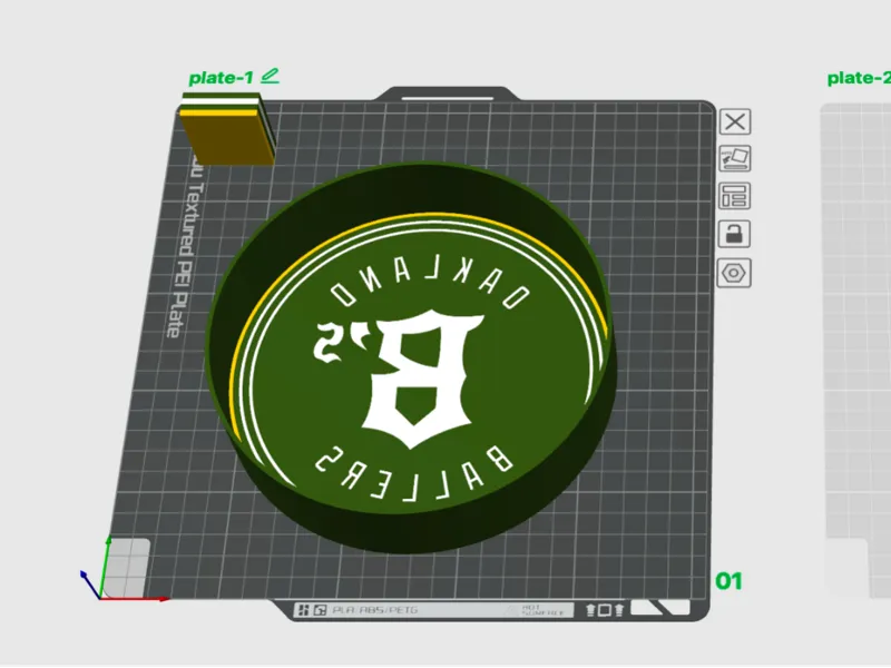 Oakland Ballers logo sign