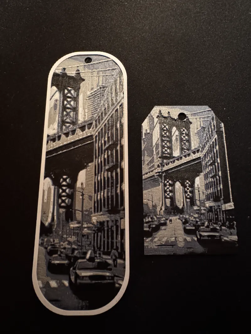 New York Themed Bookmark and Gift Tag