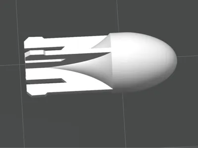 6mm Bullet with Fins