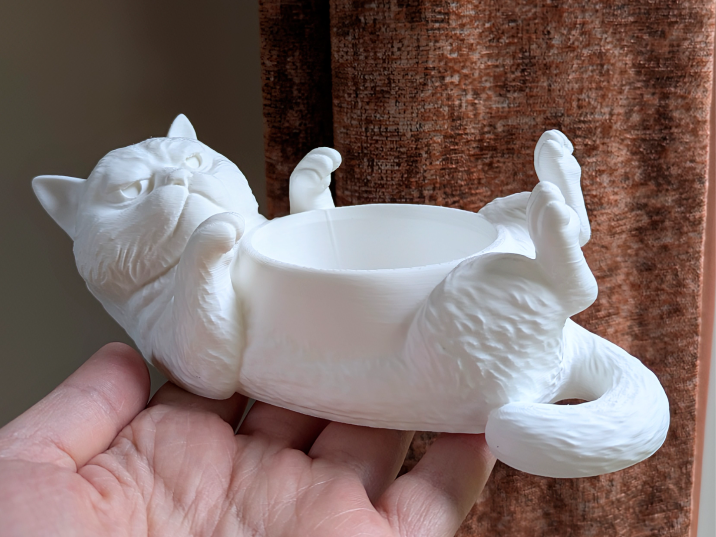 Miniatura 1 do modelo 3D Grumpy Cat Trinket Dish
