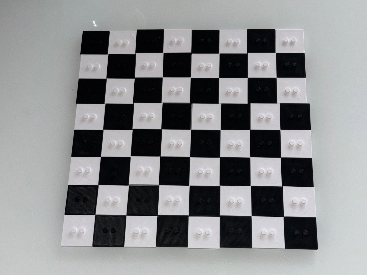 Scacchiera 3D Compatibile con brick