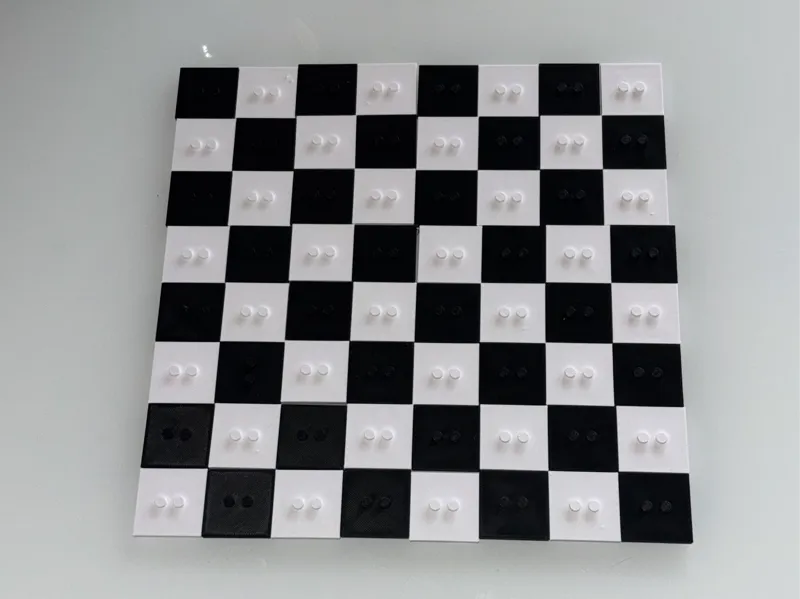 Scacchiera 3D Compatibile con brick