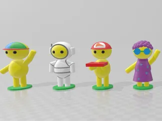Wobbly Life - Figuren