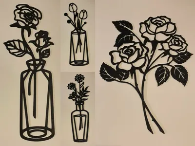 Flower Silhouettes