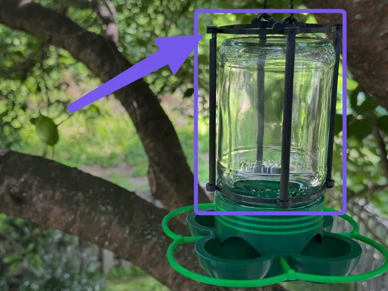 EZ Mason Jar Hanger for Feeders