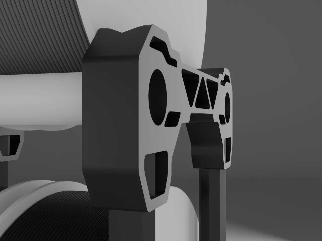 Modular Filament Spool Rack/Holder V3 | V4 OUT NOW view 4