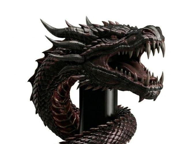 Mythical Rune Dragon Figurine|D&D Tabletop Statue