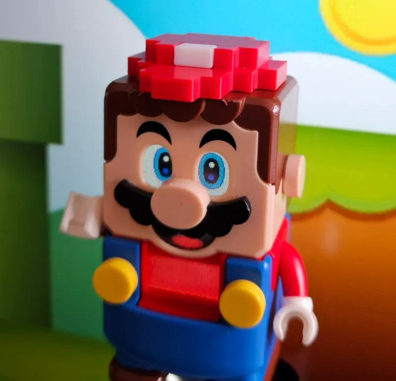 Mario brick 8bit hat