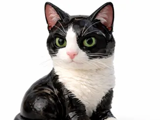 Gato peça de decoração