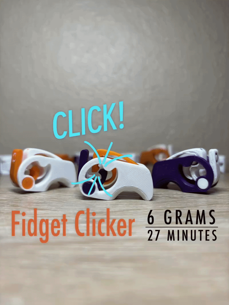 Quicker Clickr - 6g Fidget (<30 min, AMS Optional)