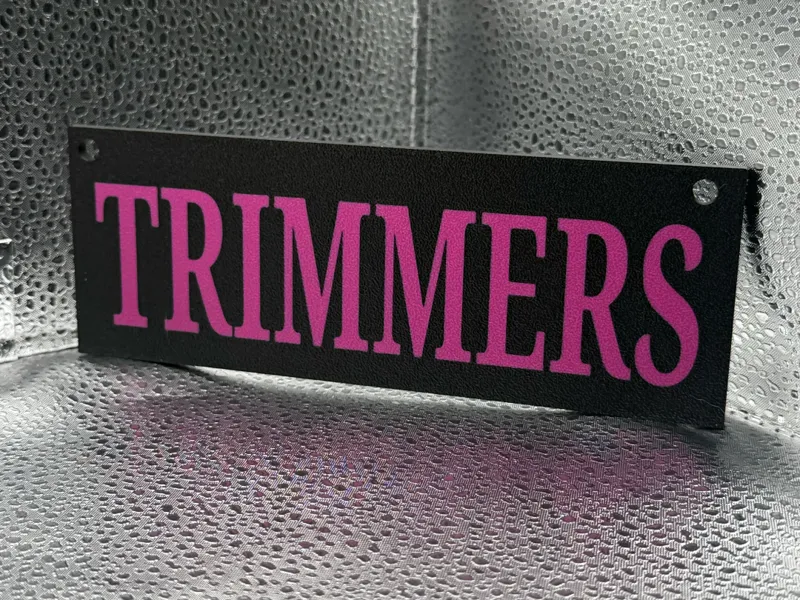 Trimmers Sign