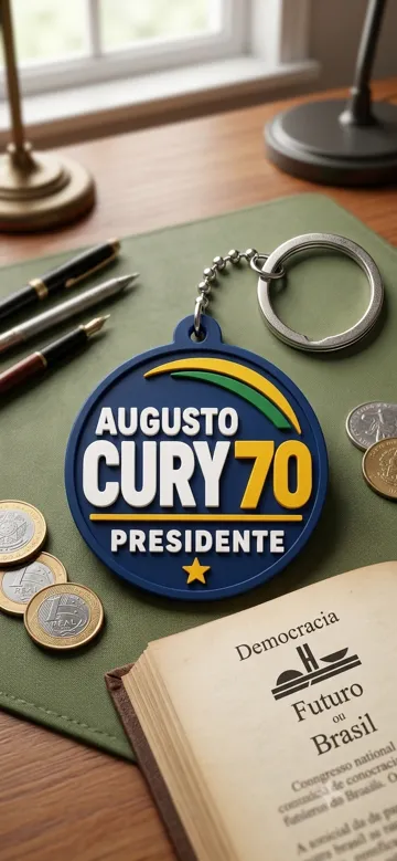 Llavero: chaveiro Augusto Cury — vista de referencia 3