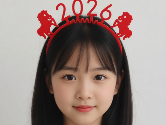 Miniatura 2 do modelo 3D 2026马年发箍