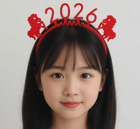 Miniatura 1 do modelo 3D 2026马年发箍