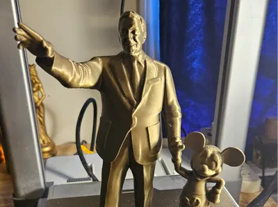 Disneyland Partner's Statue of Walt and Mickey