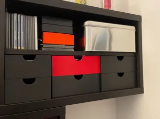 Ikea Besta modular drawer system