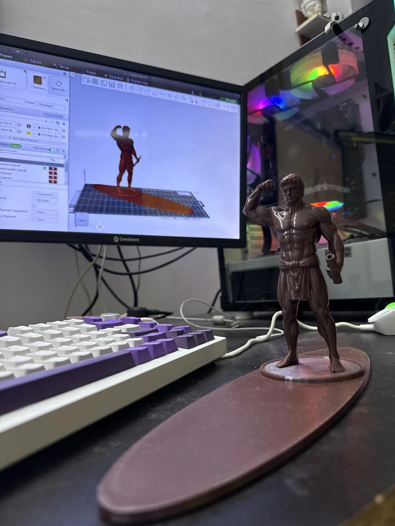 Gym Warrior Incense Stick Holder view 2