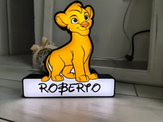 Lightbox Simba Re leone