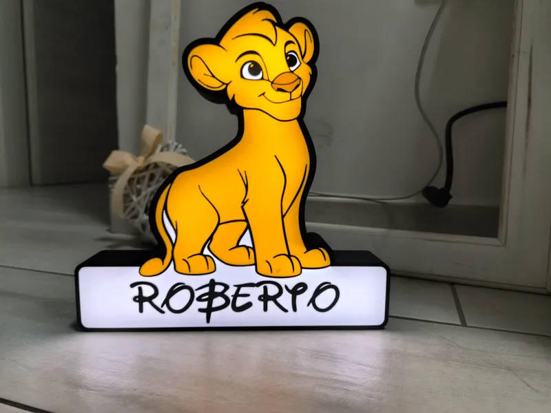 Lightbox Simba Re leone