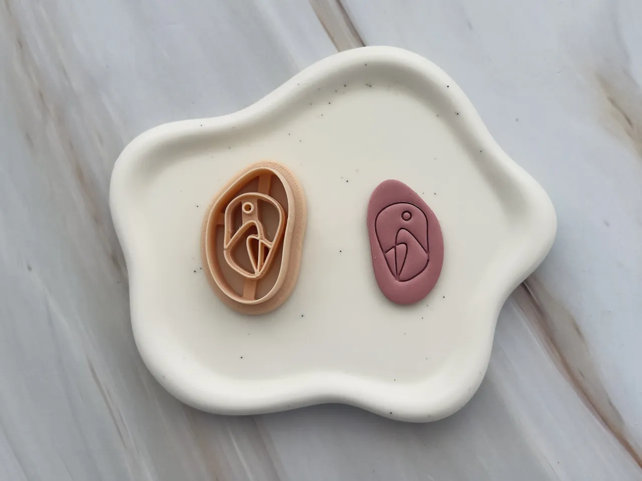 Abstract Polymer Clay Earrings Cutters view 4