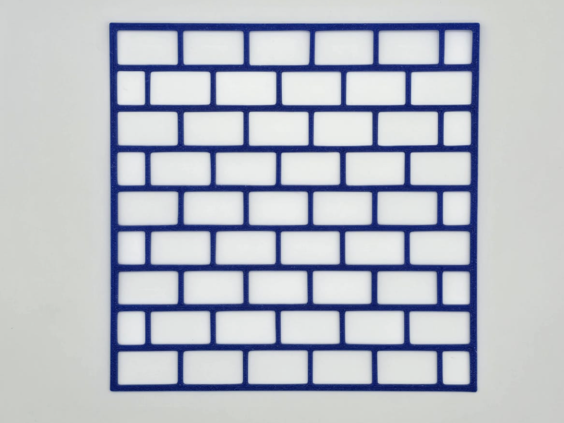 Brick Wall Texture Craft Stencil