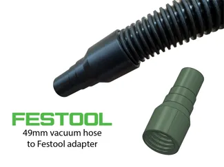 49mm vacuum hose to Festool adapter