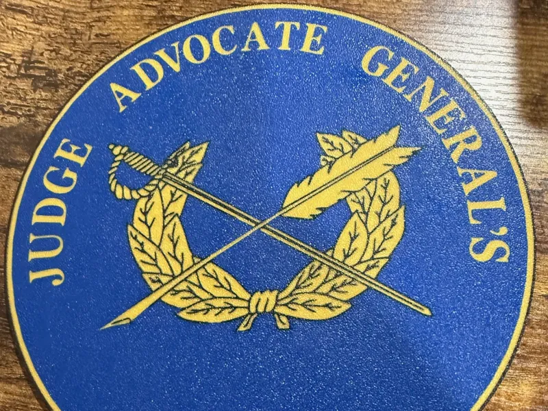 Army Jag Corps Sign