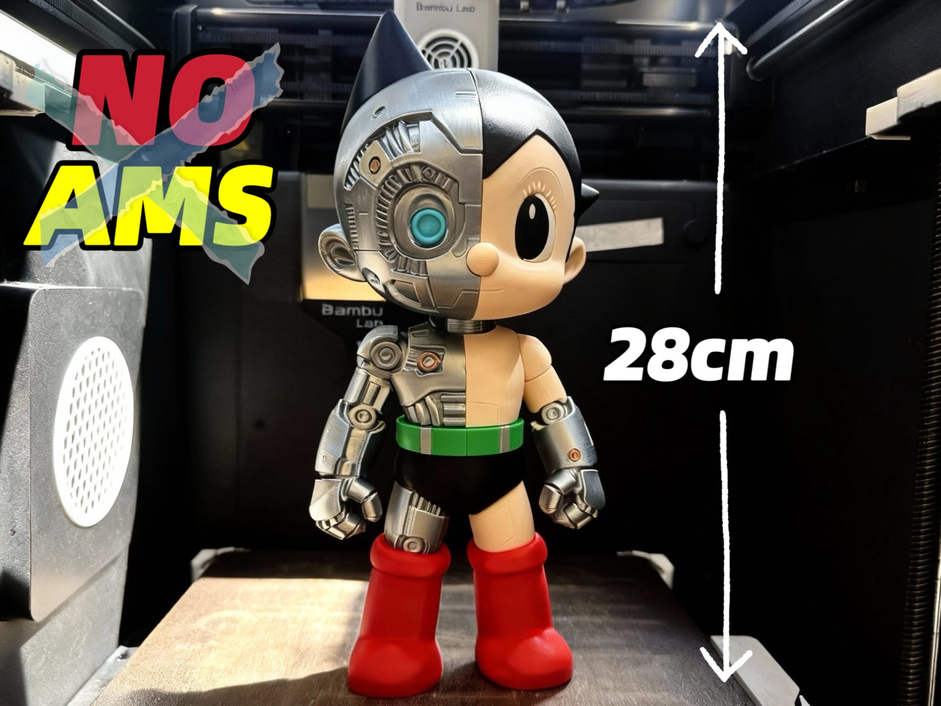 机械阿童木 高度28cm（无需AMS）Mechanical Astro Boy