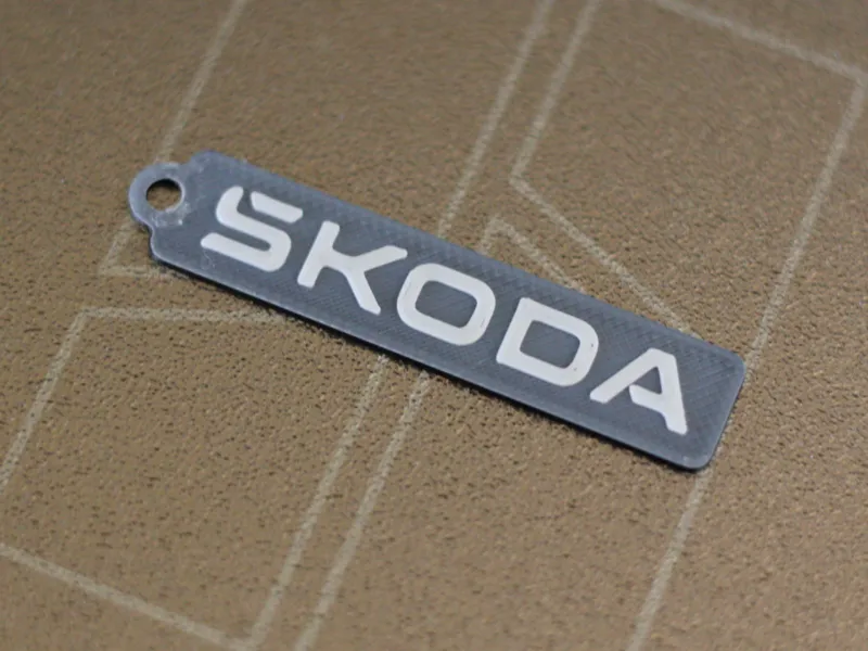 Skoda Logo Car Keychain