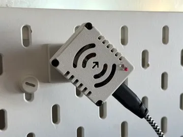 Radar Presence Sensor case with tilt mount