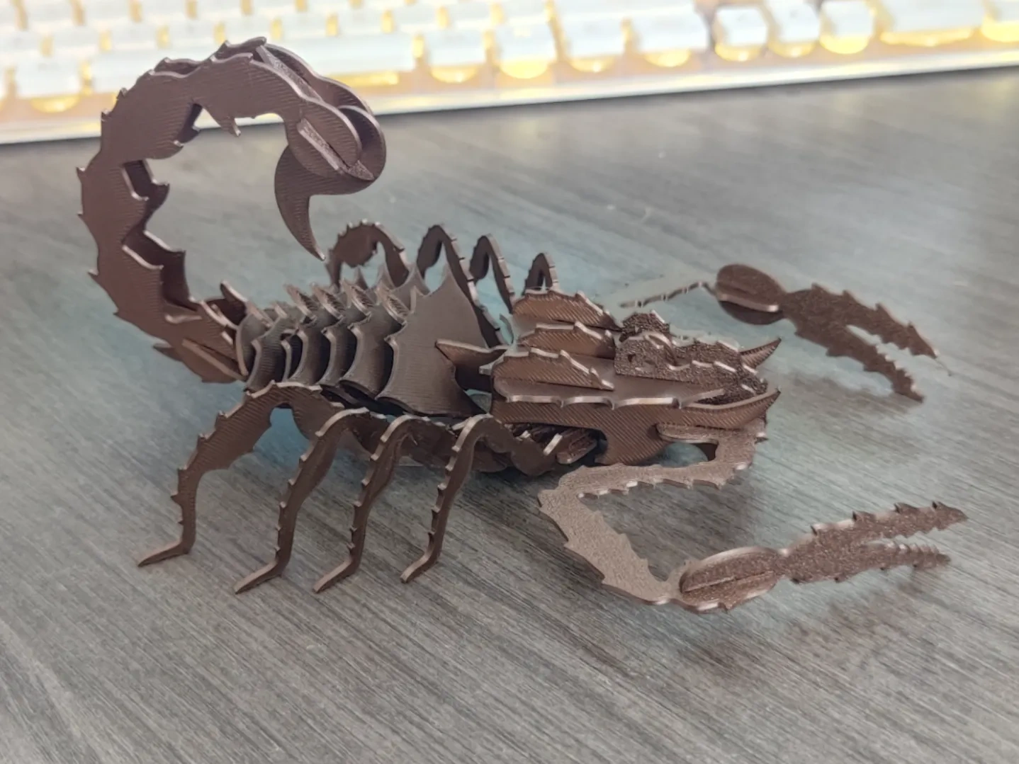 Miniatura 2 do modelo 3D 蝎子-立体拼图系列
