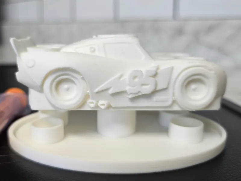 Syringe Caddy - Lightning McQueen