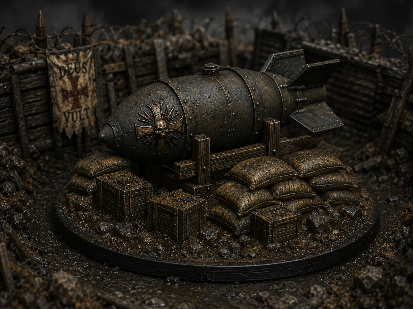 Bomb Trench Crusade Terrain