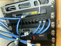 Panneau de brassage keystone numéroté pour rack 10 pouces — photo 1