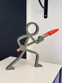 Porte-stylo bonhomme guerrier — photo 5
