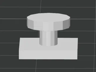 Simple and small Keyhole Mount/Slot