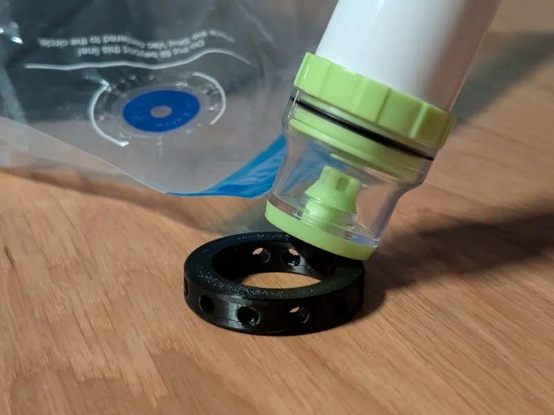 Filament Bag Vacuum Pump Ring (remove air easily)