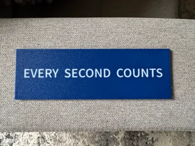 Every Second Counts (From the Bear)