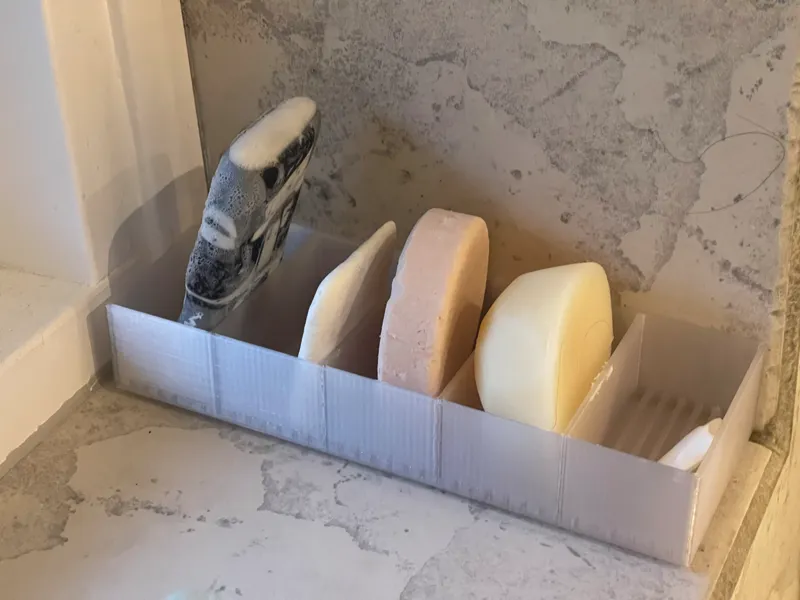 Soap bar rack