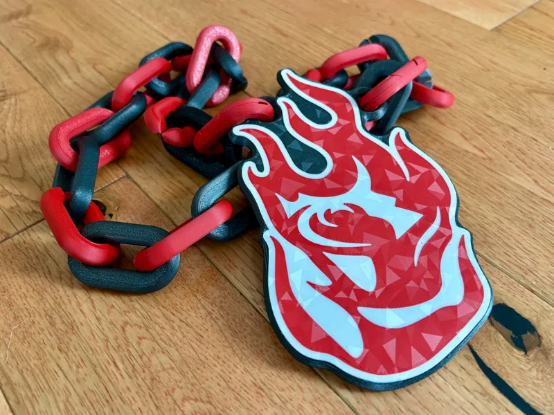 Portland Fire WNBA Hype Chain Pendant