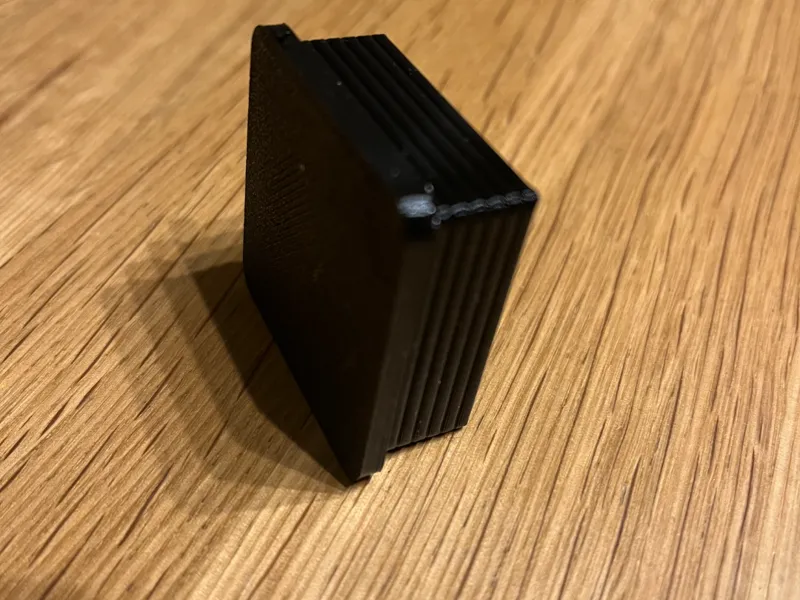 Embout de tube carré 40x40x2mm