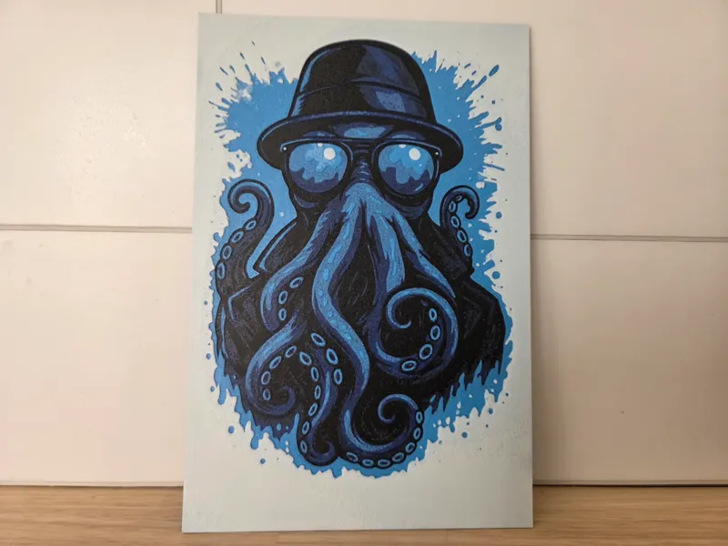 Octopus hueforge-blue