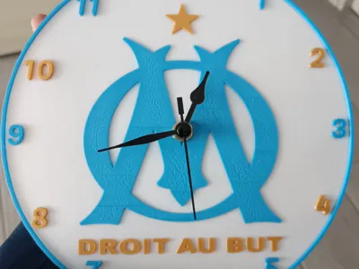 Olympic de Marseille Clock 