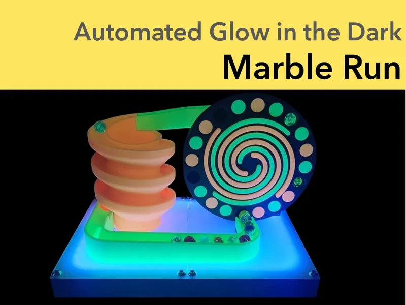 Glow in the Dark Marble Run