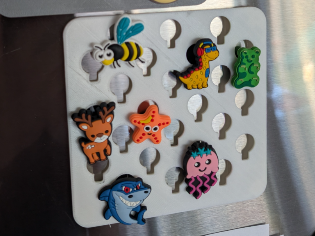 Crocs Charm Collection Organizer Fridge Magnet